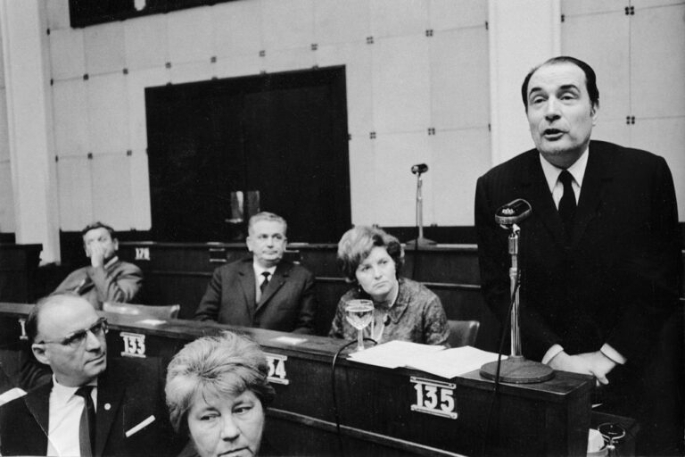Intervention de François Mitterrand au Parlement européen de Strasbourg
